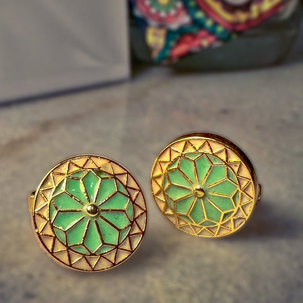 Meenakari Cufflinks